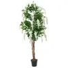 Image de Europalms, Plantes artificielles, Pluie d'or, plante artificielle, blanc, 150cm (150 cm)