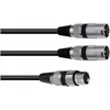 Image de Omnitronic 30225203 Câble adaptateur XLR (1x XLR femelle 3 pôles (0.50 m, Câbles XLR), Câble audio