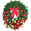 Image de EUROPALMS Couronne de sapin premium, décorée, 90cm