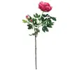 Image de Europalms, Plantes artificielles, Branche de pivoine Premium, plante artificielle, magenta, 100cm (100 cm)