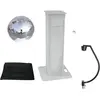 Image de Eurolite Set boule miroir 50cm avec pied de scène variable + housse noire (50 cm), Boule à facettes, Noir