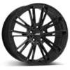 Image de Jante Alu Aez Alaska Noir Brillant 21 Pouces - 9.5x21 5x130 Et60 Noir Face Polie