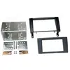 Image de ACV, Installation autoradio, Cadre radio Mercedes 2 DIN noir/aspect caoutchouc
