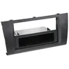 Image de Adaptateur de façade 2-din pour avec vide poche suzuki swift / sport noir