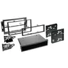 Image de Adaptateur de façade 2-din avec vide poche chrysler / jeep noir