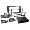 Image de Adaptateur de façade 2-din pour avec vide poche audi a4 (b5) 1999 - 2001 noir