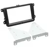 Image de Adaptateur de façade 2-din pour seat / skoda / vw noir
