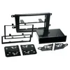 Image de Adaptateur de façade 2-din pour avec vide poche mazda cx-9 2007 - 2009 noir