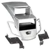 Image de Adaptateur de façade 2-din pour avec vide poche ford fiesta (display) gris