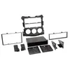 Image de Adaptateur de façade 2-din pour avec vide poche pour nissan 370z 2009 -> noir