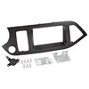 Image de Adaptateur de façade 2-din pour kia picanto 2011 > noir