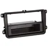 Image de Adaptateur de façade 2-din pour avec vide poche seat / skoda / vw noir
