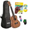Image de Cascha HH 2036 GB Premium Mahogany pack débutant ukulélé concert (en anglais)