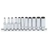 Image de Jeu de douilles douze pans longues BGS TECHNIC - 6,3 mm - 11 pcs - 5251