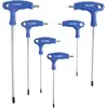 Image de BGS, Tournevis, Tournevis avec poignée en T profil en T (pour Torx) avec perçage frontal T10 - T40 6 pièces