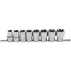 Image de BGS, Clé à douille + douilles, Jeu de douilles, profil T Plus (pour Torx Plus) 12,5 mm (1/2") 18EP - 32EP 8 pièces