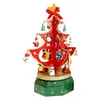 Image de Décoration de Noël Jouet de boîte à musique En bois 1 pièce-rouge