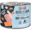 Image de 6x200g MAC's Cat gourmet volaille & saumon nourriture pour chat humide