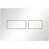 Image de TECE, Plaque de déclenchement, Plaque de commande pour WC TECEsolid pour système à deux quantités (blanc brillant)