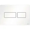 Image de TECE, Plaque de déclenchement, Plaque de commande pour WC TECEsolid pour système à deux quantités (blanc mat)