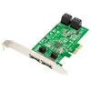 Image de Dawicontrol DC 624e RAID - Contrôleur de stockage (RAID) - 4 Canal - SATA 6Gb/s - profil bas - RAID RAID 0, 1, 5, 10, JBOD - PCIe 2.0 x2