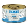Image de Grau menu gourmand sans céréales 6 x 200 g pour chat - volaille, poisson