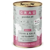 Image de Grau menu gourmand sans céréales 6 x 400 g pour chat - poulet, veau