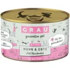 Image de 6x200g Grau menu gourmand poulet, canard - Pâtée pour chat
