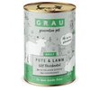 Image de Grau menu gourmand sans céréales 6 x 400 g pour chat - dinde, agneau