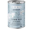 Image de 6x 400g GRAU nourriture pour chien agneau pur avec huile de lin nourriture pour chien humide