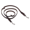 Image de laisse de présentation avec mousqueton tressé, noir, 220cm de long, 18mm de large chien