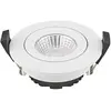Image de Sigor, Spot encastrable, Luminaire encastré Diled 6W 310lm 2700-2100K Downlight blanc 36° dimmable