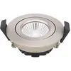Image de Sigor, Spot encastrable, Luminaire encastré Diled 6W 310lm 2700-2100K Downlight acier 36° dimmable (Acier)