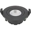 Image de Sigor, Spot encastrable, Luminaire encastré Diled 6W 310lm 3000K Downlight noir 36° dimmable