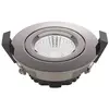 Image de Sigor, Spot encastrable, Luminaire encastré Diled 6W 310lm 3000K Downlight noir chrome 36° dimmable