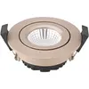 Image de Sigor, Spot encastrable, Lampe encastrée Diled 6W 310lm 2700-2100K Lampe de table champagne 36° dimmable