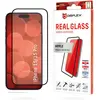 Image de Displex Real Glass, Full Cover Panzerglas (1 pcs, Apple iPhone 15 Pro), Téléphone portable : film de protection, Transparent, Noir