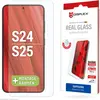 Image de Displex Real Glass, 2D Panzerglas (1 pcs, Samsung Galaxy S24, Samsung Galaxy S25), Téléphone portable : film de protection, Transparent