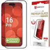 Image de Displex Premium Glass, Full Cover Anti-Reflex Panzerglas (1 pcs, Apple iPhone 16 Pro), Téléphone portable : film de protection, Transparent