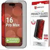 Image de Displex Privacy Glass, Privacy Full Cover Panzerglas (1 pcs, Apple iPhone 16 Pro Max), Téléphone portable : film de protection, Transparent