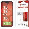 Image de Displex Smart Glass, Displayschutzfolie (1 pcs, Apple iPhone 15, Apple iPhone 15 Pro, Apple iPhone 16), Téléphone portable : film de protection, Transparent