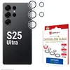 Image de Displex Premium Camera Lens Glass, Kamera Schutzglas, Einzelringe (1 pcs, Samsung Galaxy S25 Ultra), Téléphone portable : film de protection, Noir, Transparent