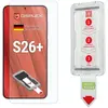 Image de Displex Real Glass, 2D Panzerglas, MountMaster (1 pcs, Samsung Galaxy S26+), Téléphone portable : film de protection, Transparent