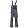 Image de Terratrend, Pantalon de travail, Salopette homme taille 52 gris foncé/noir/orange (52)