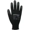 Image de Asatex, Gants de protection, Gant taille 8 noir EN 388 catégorie EPI II nylon avec polyuréthane (8)
