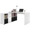 Image de Bureau d'Angle Réversible "Oxela" 135cm Blanc