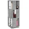Image de Étagère Pivotante "3 Compartiments" 108cm Gris