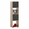 Image de Étagère 4 Niveaux Design "Gaman" 140cm Chêne