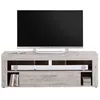 Image de Meuble TV 1 Tiroir Design "Biotin" 150cm Chêne Sable