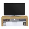 Image de Meuble TV 1 Tiroir Design "Biotin" 150cm Chêne